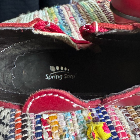 Adorable Red Leather booties. Never worn. Perfect statement for Autumn. - Picture 2 of 3